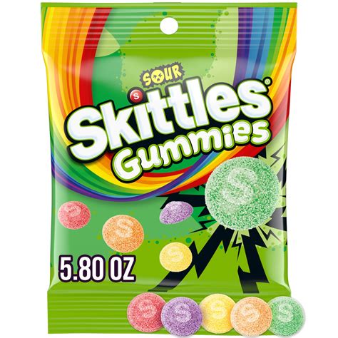 skittles gummies sour