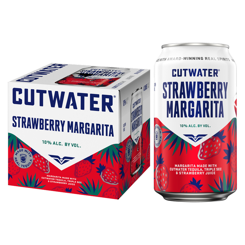 Cutwater Strawberry Marg 4pk