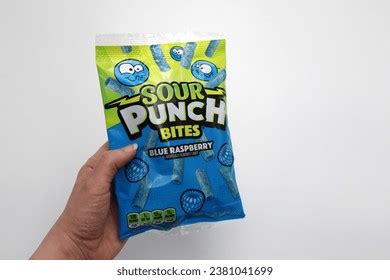 Sour punch bites blue Raspberry