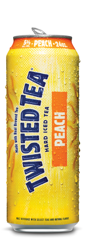 TWISTED TEA PEACH CAN