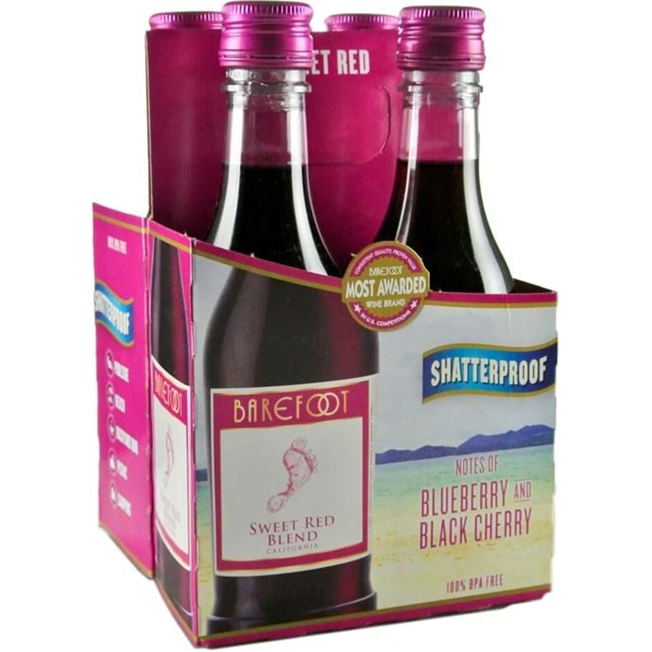 Barefoot Sweet Red 4 PK