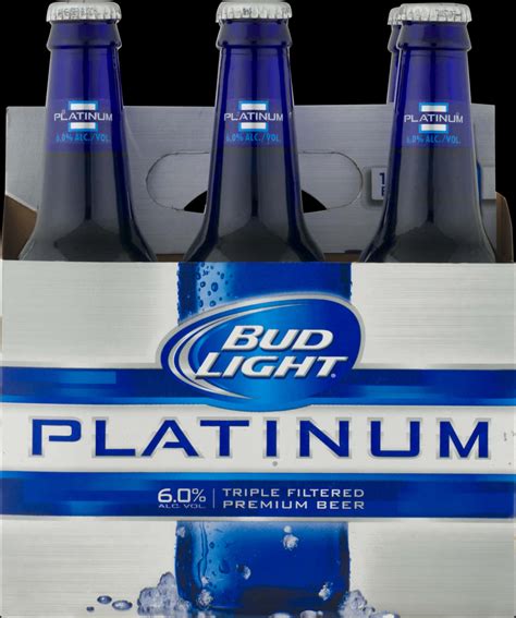 Budlight Platinum 12 pack bottle