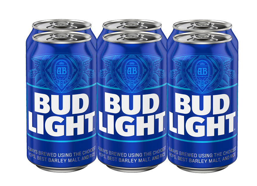 BUD LIGHT CAN 6 pack
